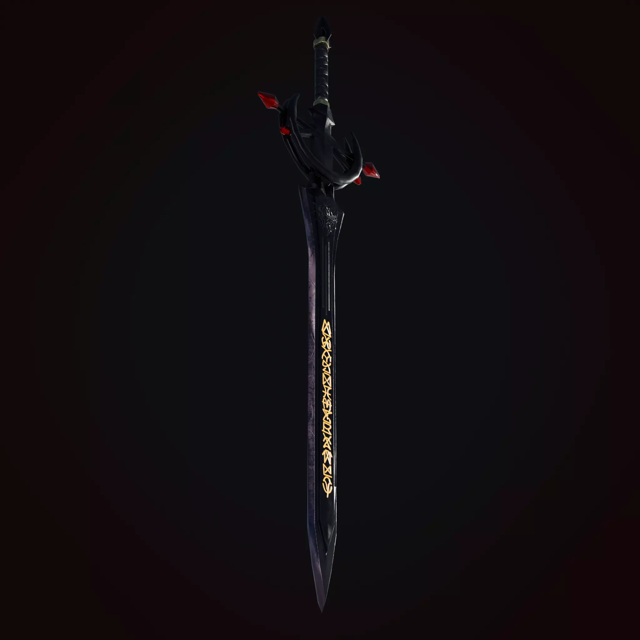 Sword of Titan Low-poly 3D model_0