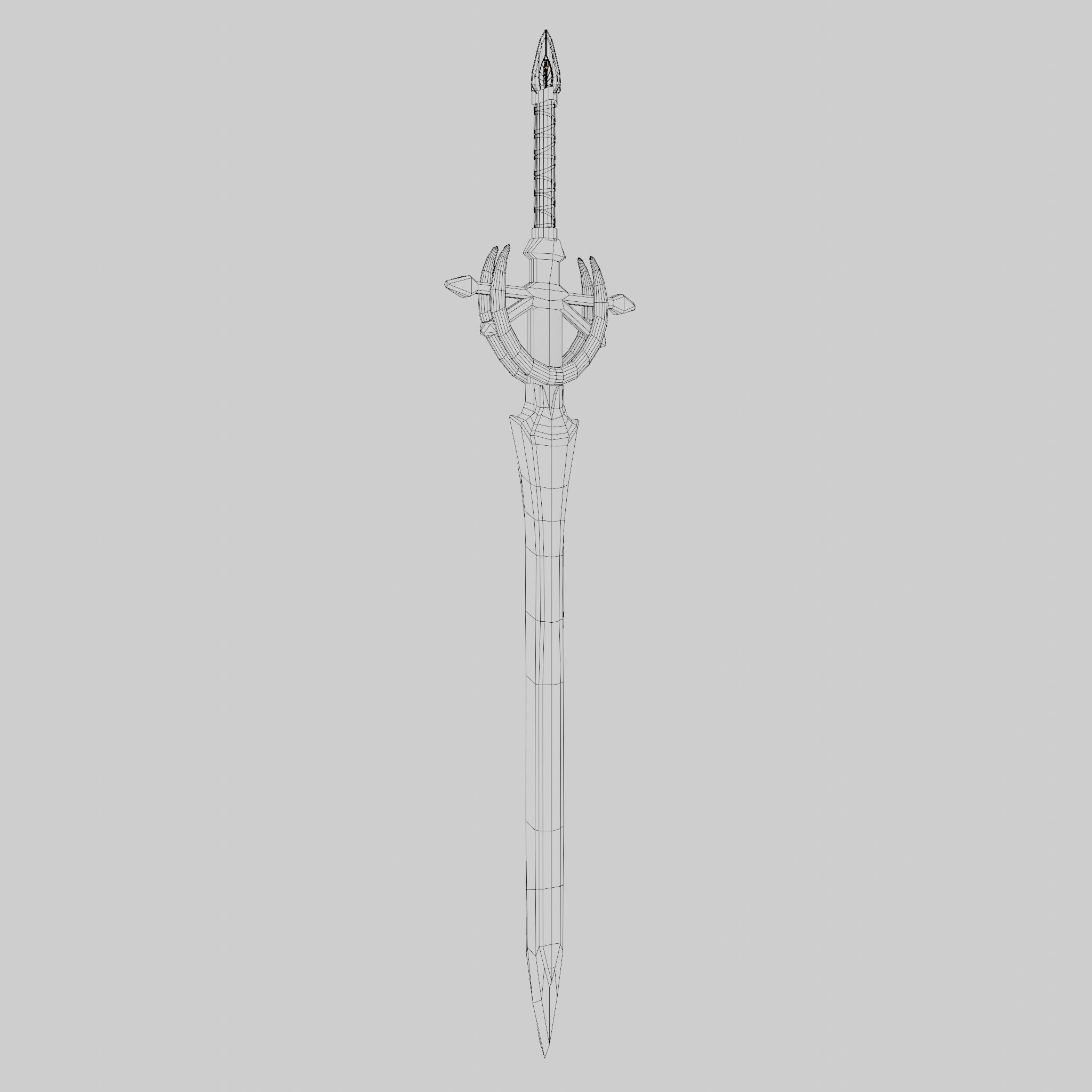 Sword of Titan Low-poly 3D model_12