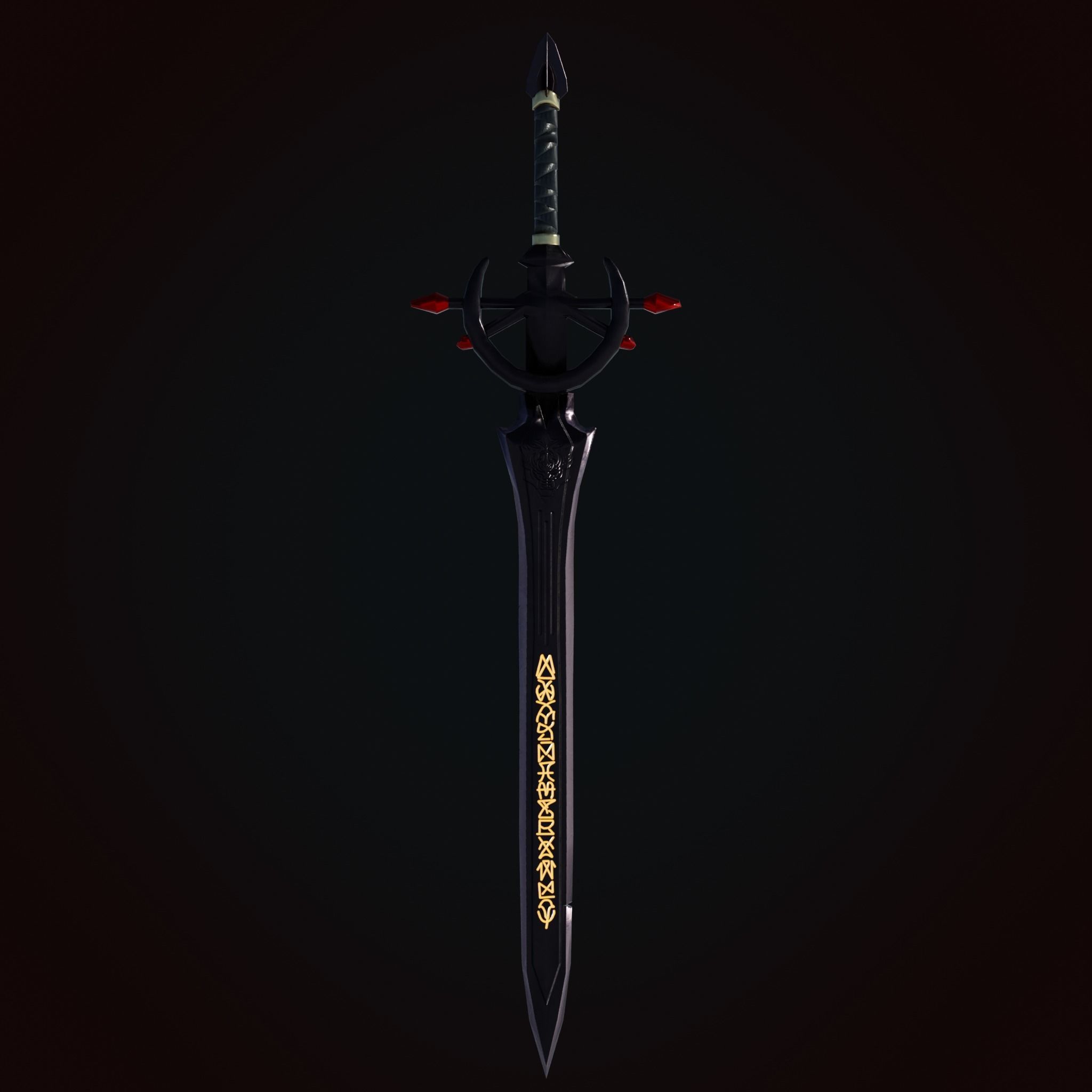 Sword of Titan Low-poly 3D model_1