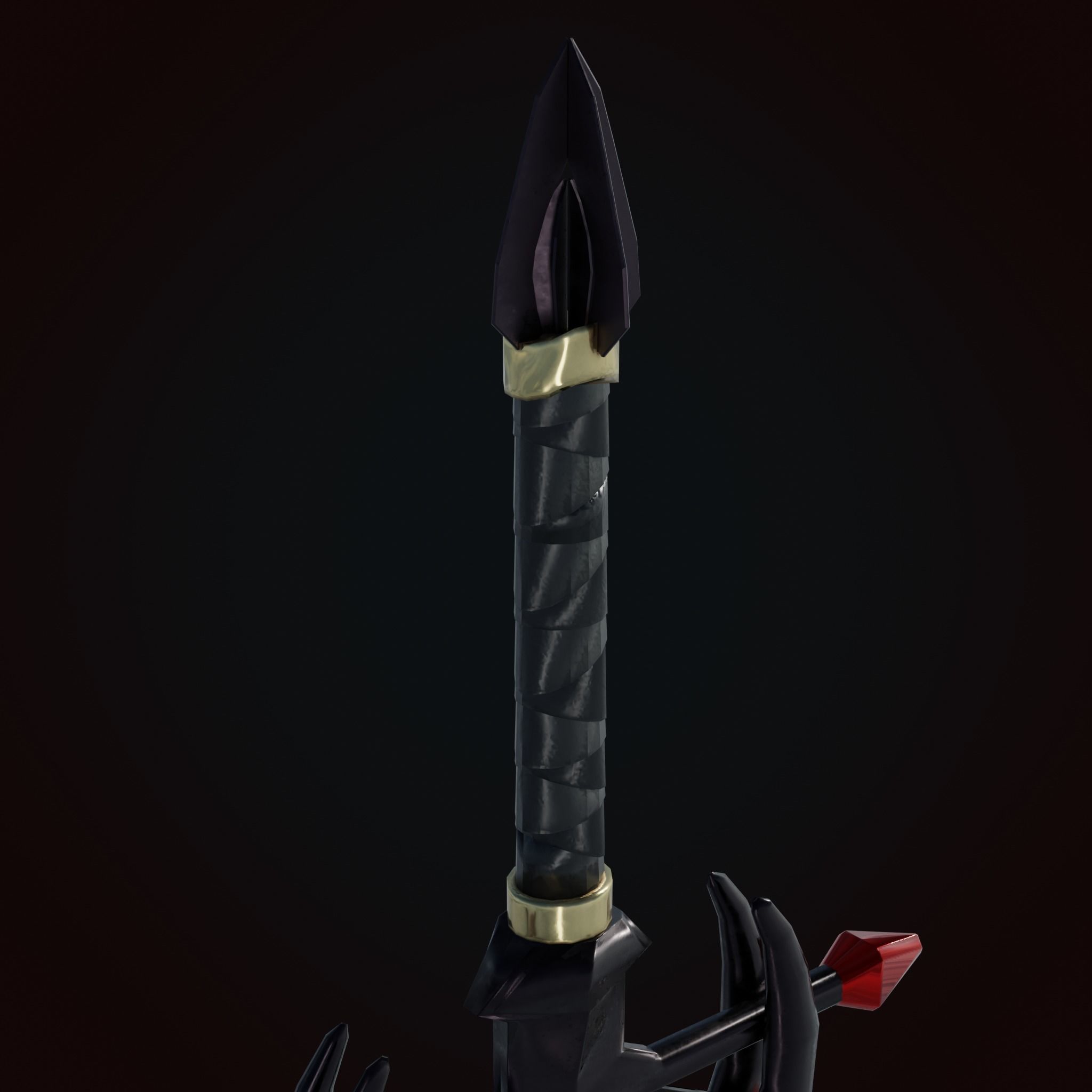 Sword of Titan Low-poly 3D model_7