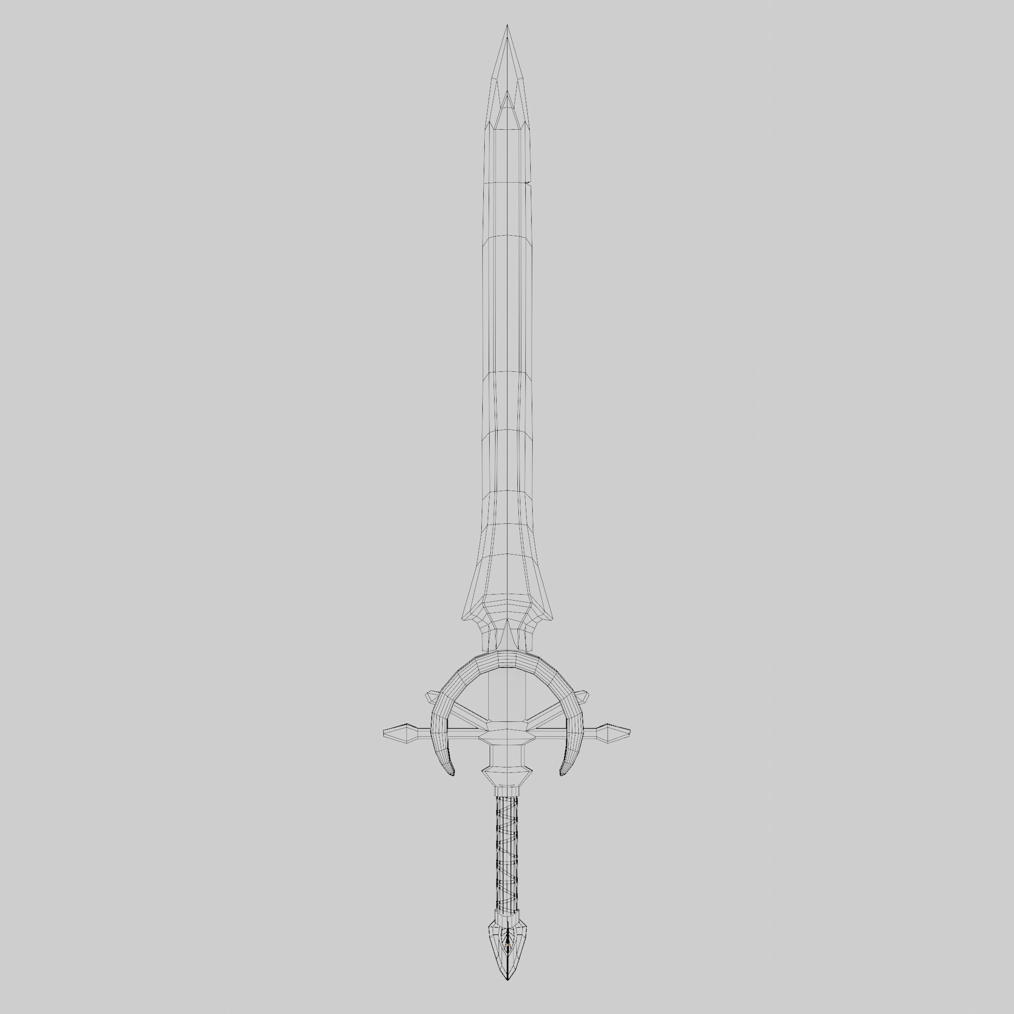 Sword of Titan Low-poly 3D model_15