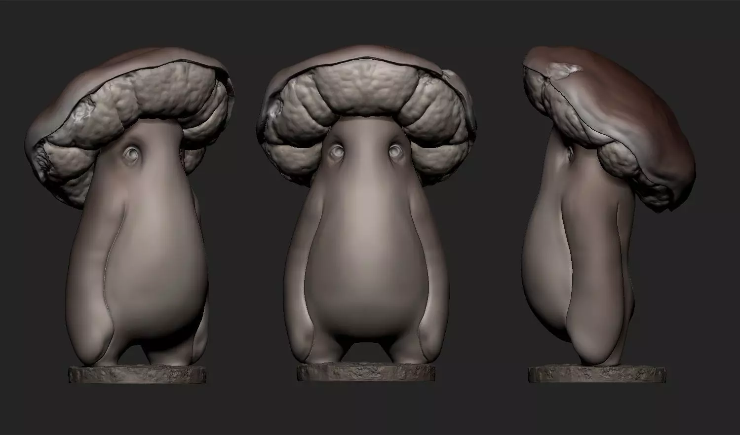 mushroom toy 3D print model