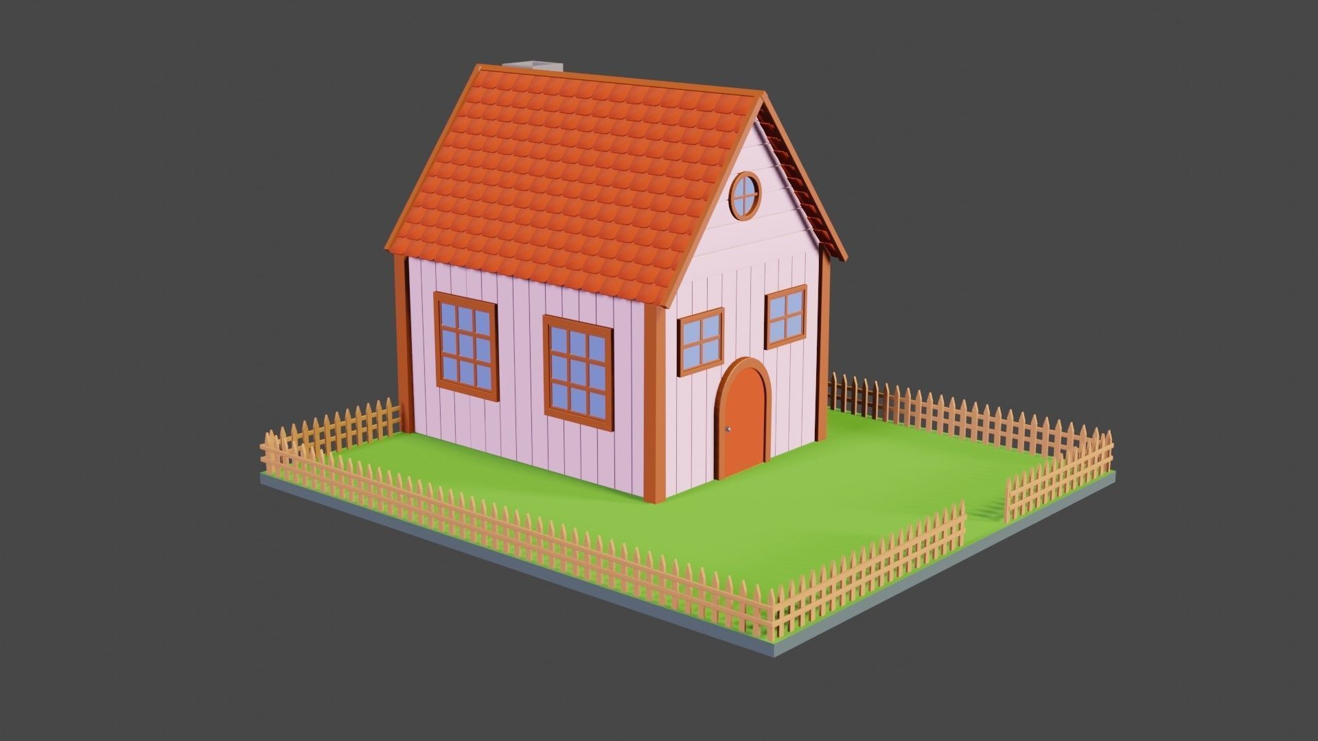 wooden 3D model_2