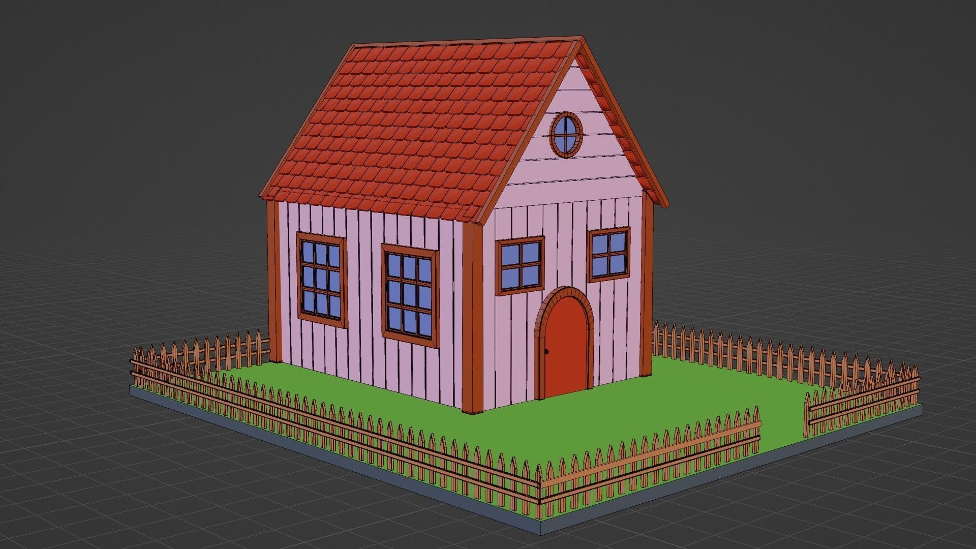 wooden 3D model_12