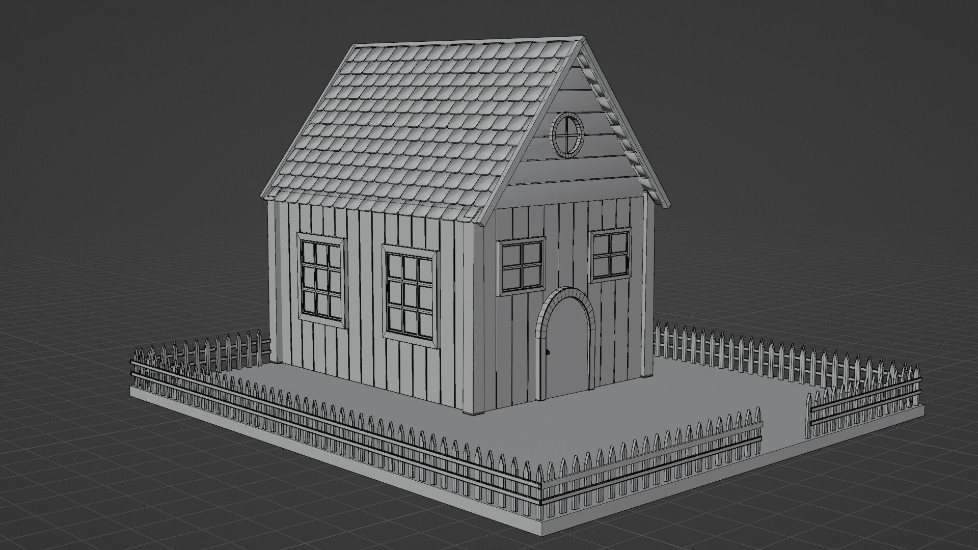 wooden 3D model_14