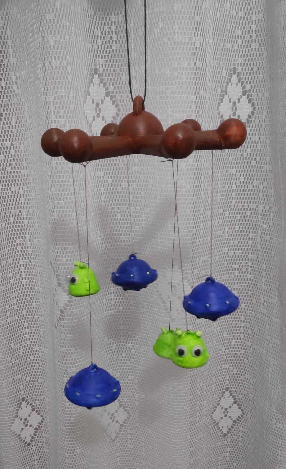 Alien Mobile 3D print model_4