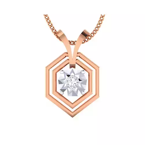Women Pendant STL OBJ FBX Renders Details 3D print model
