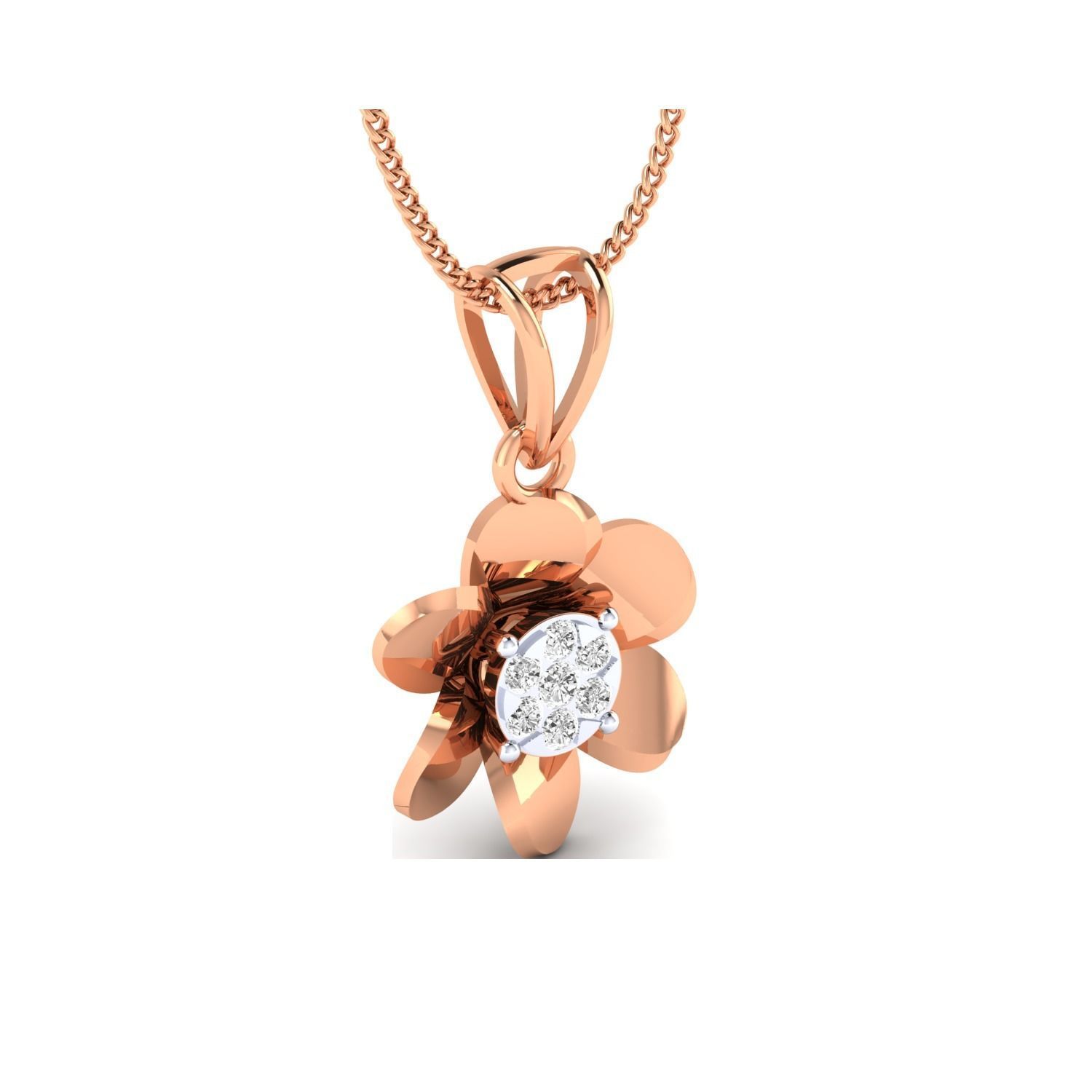 Women Pendant STL OBJ FBX Renders Details 3D print model_2