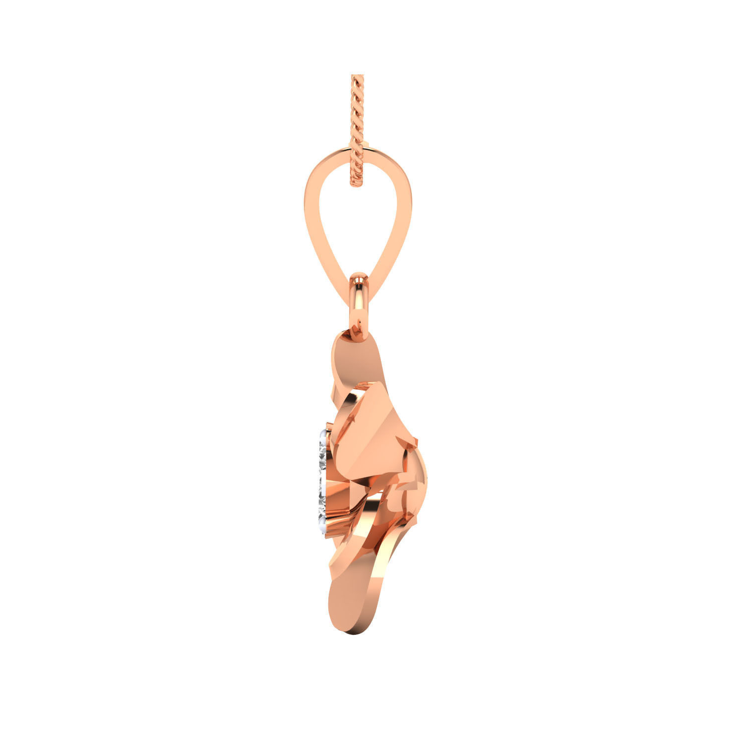 Women Pendant STL OBJ FBX Renders Details 3D print model_7