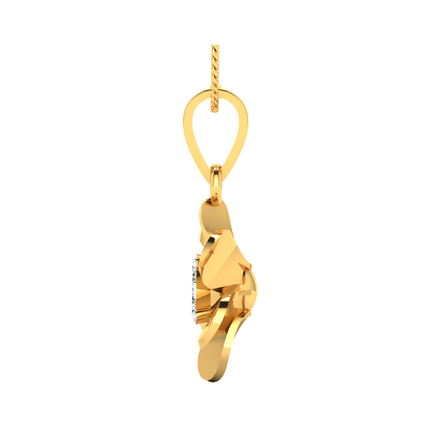 Women Pendant STL OBJ FBX Renders Details 3D print model_11