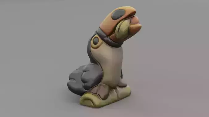 Ceramic Toucan parrot