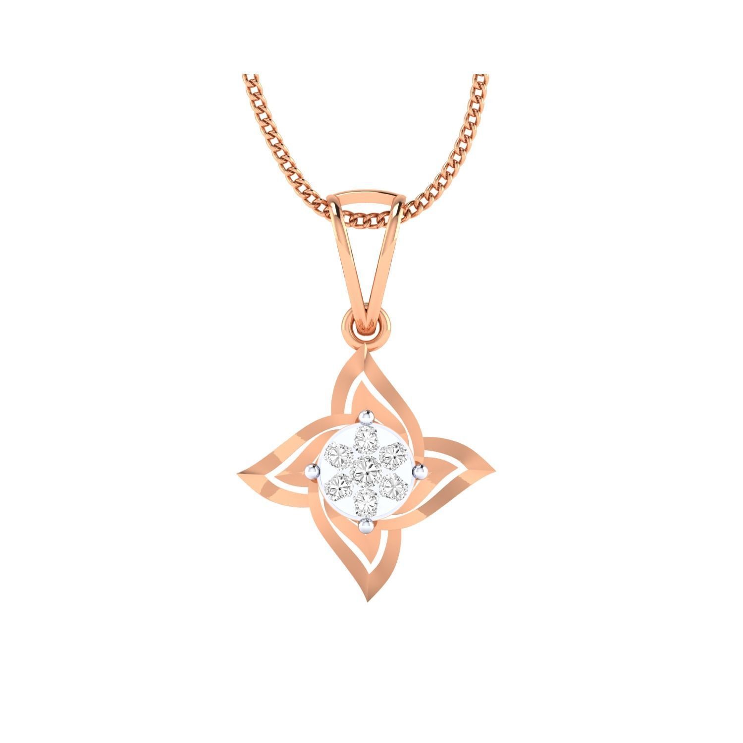 Women Pendant STL OBJ FBX Renders Details 3D print model_1