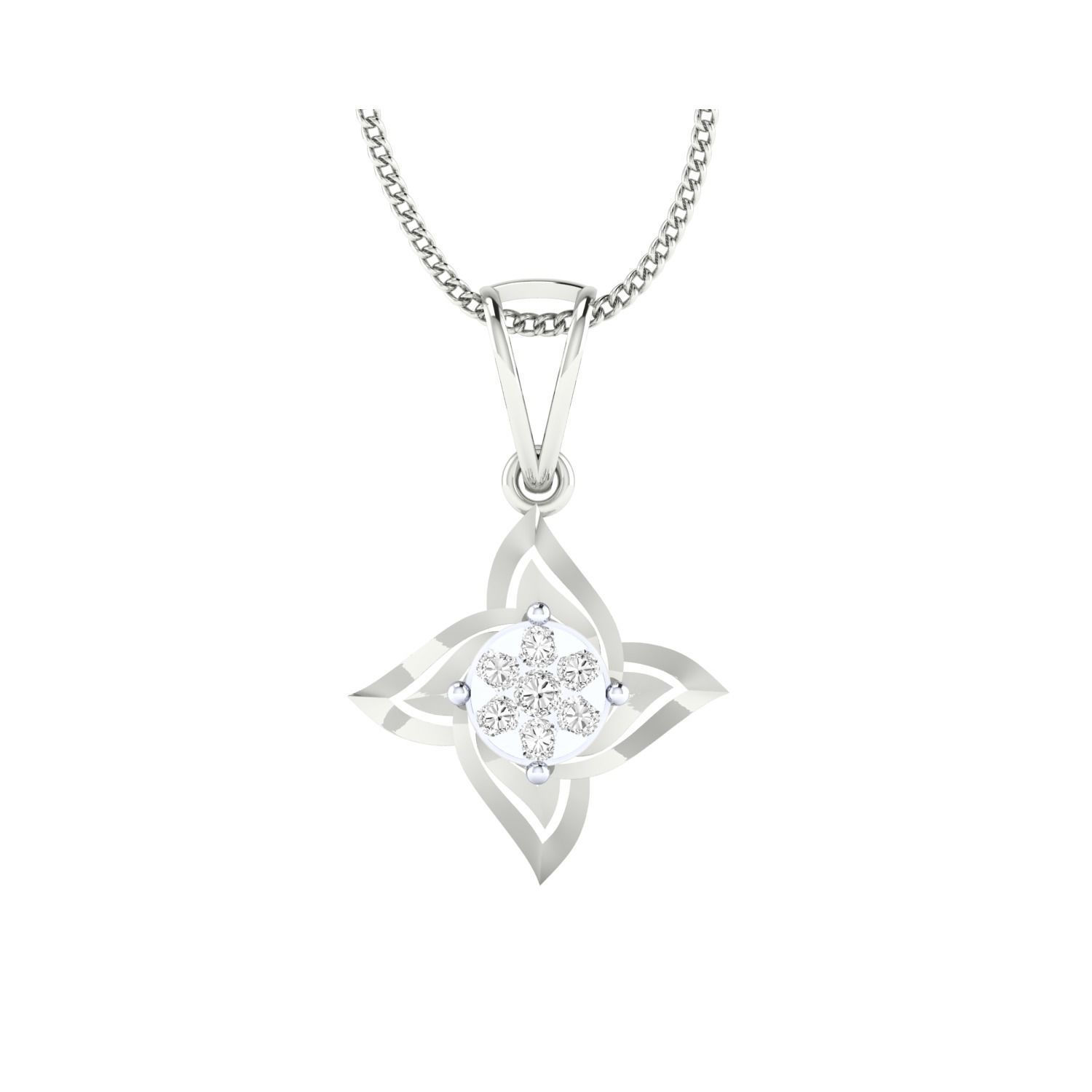 Women Pendant STL OBJ FBX Renders Details 3D print model_4