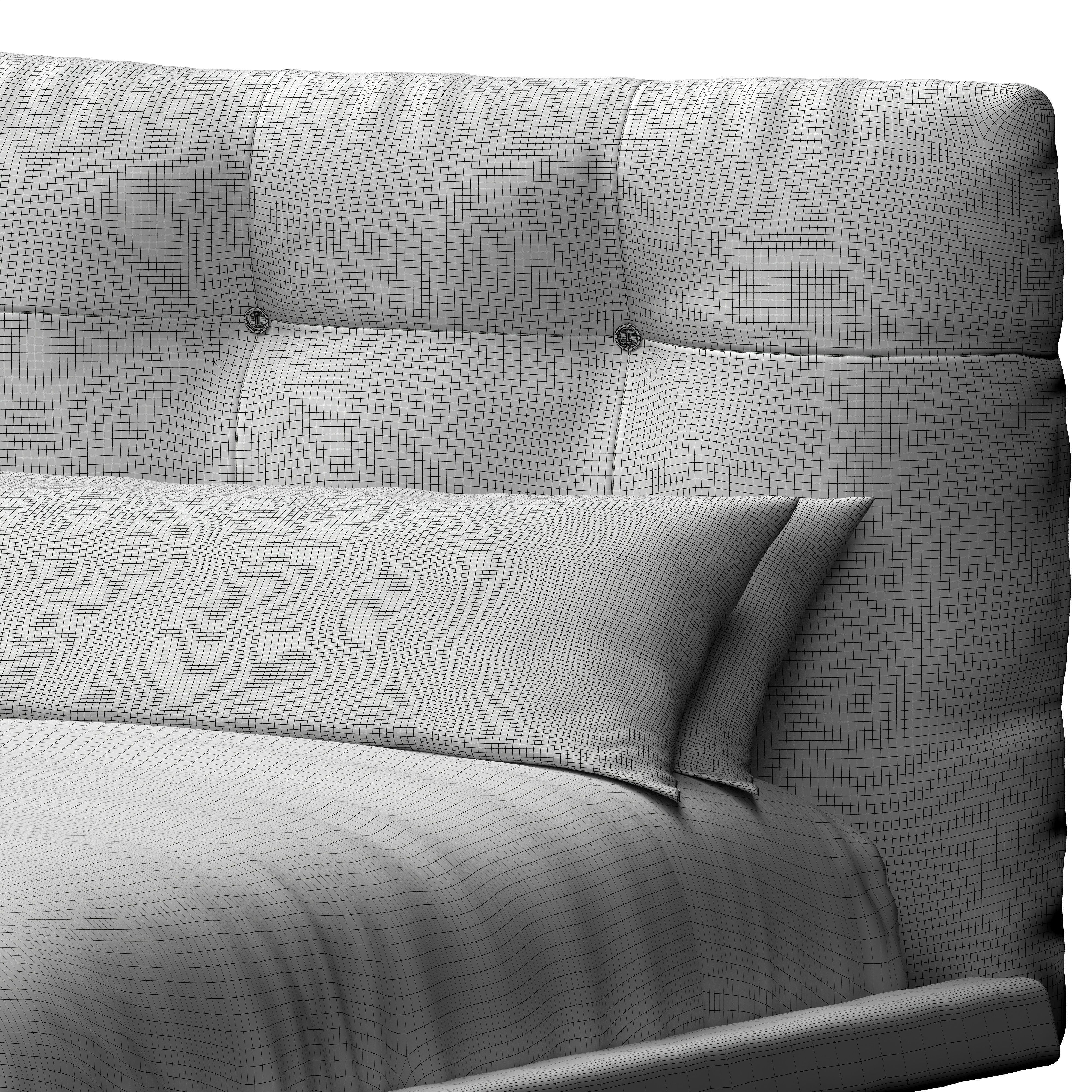 Living Divani Rod Bed 3D model_2