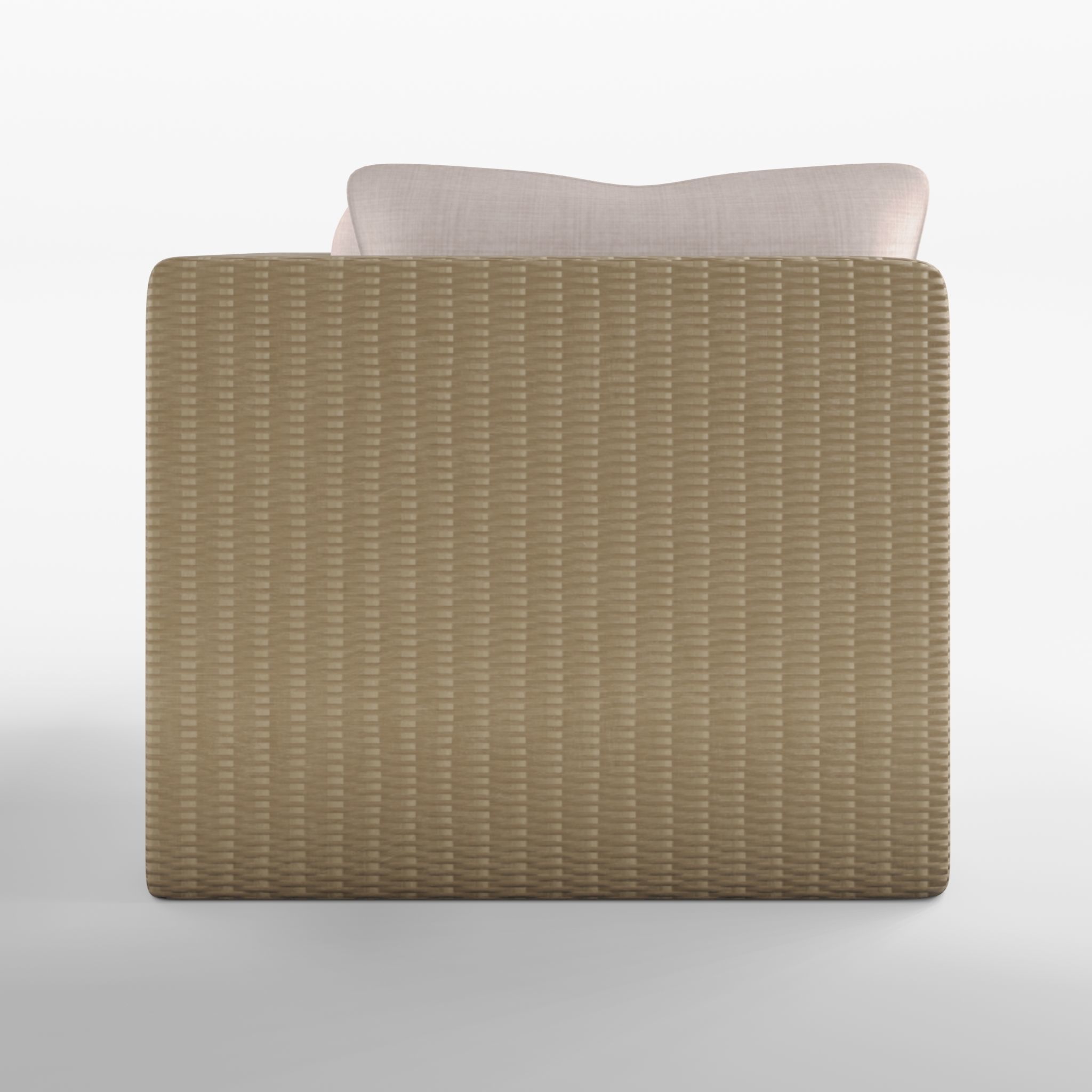 Santorini modular corner chair 3D Model Low-poly 3D model_3