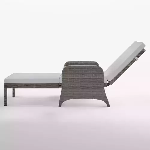 Paloma Foldable Sunbed 3D Model