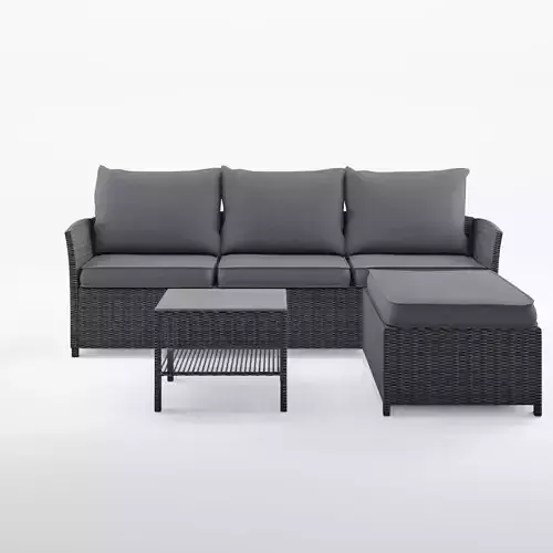 Malaga Lounge Set 3D Model