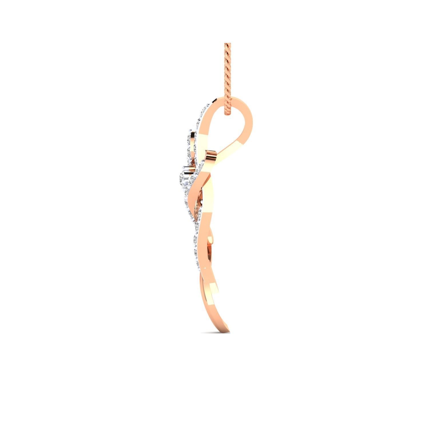 Women Pendant STL OBJ FBX Renders Details 3D print model_2