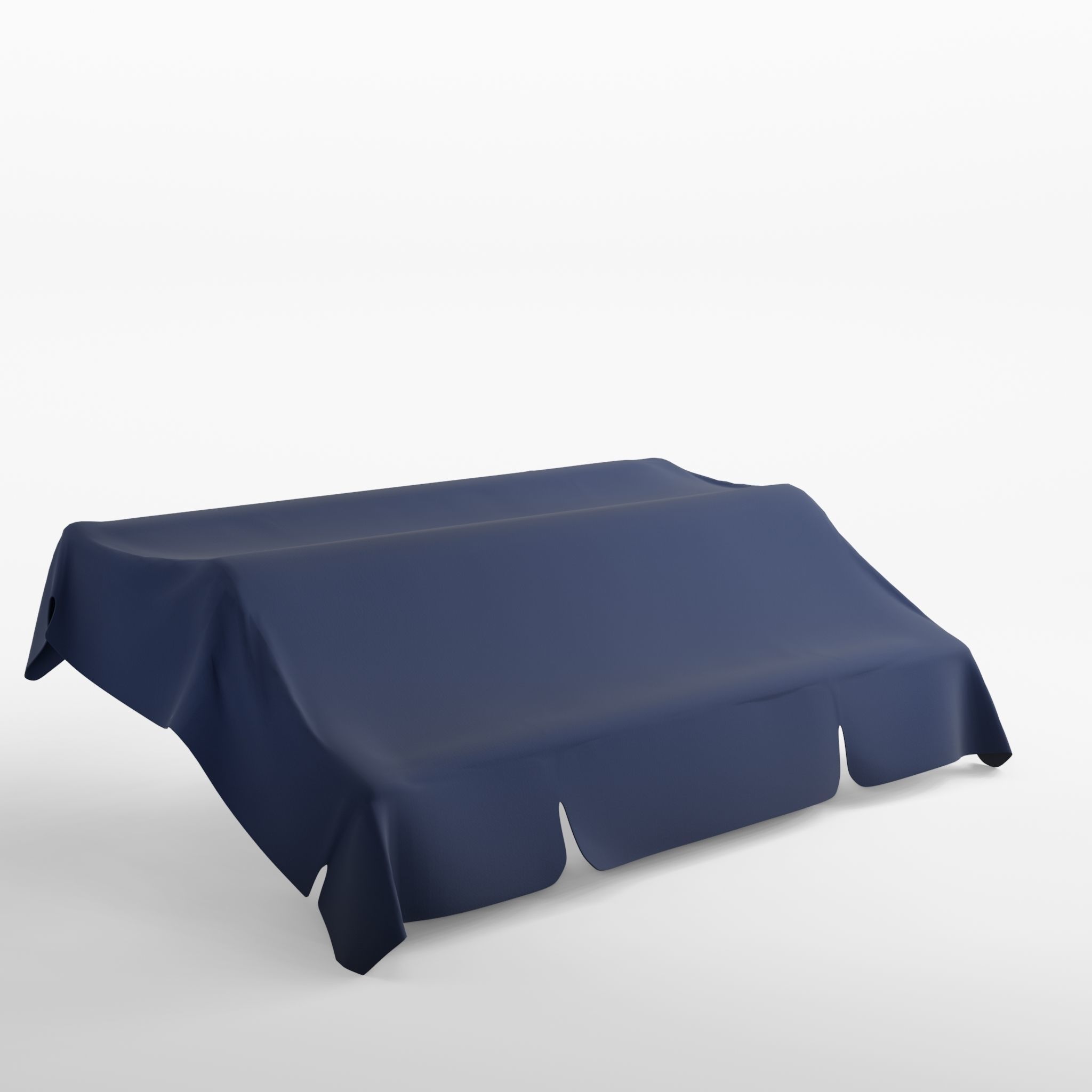 Dalom Roof Extra Navy 3D Model Low-poly 3D model_1