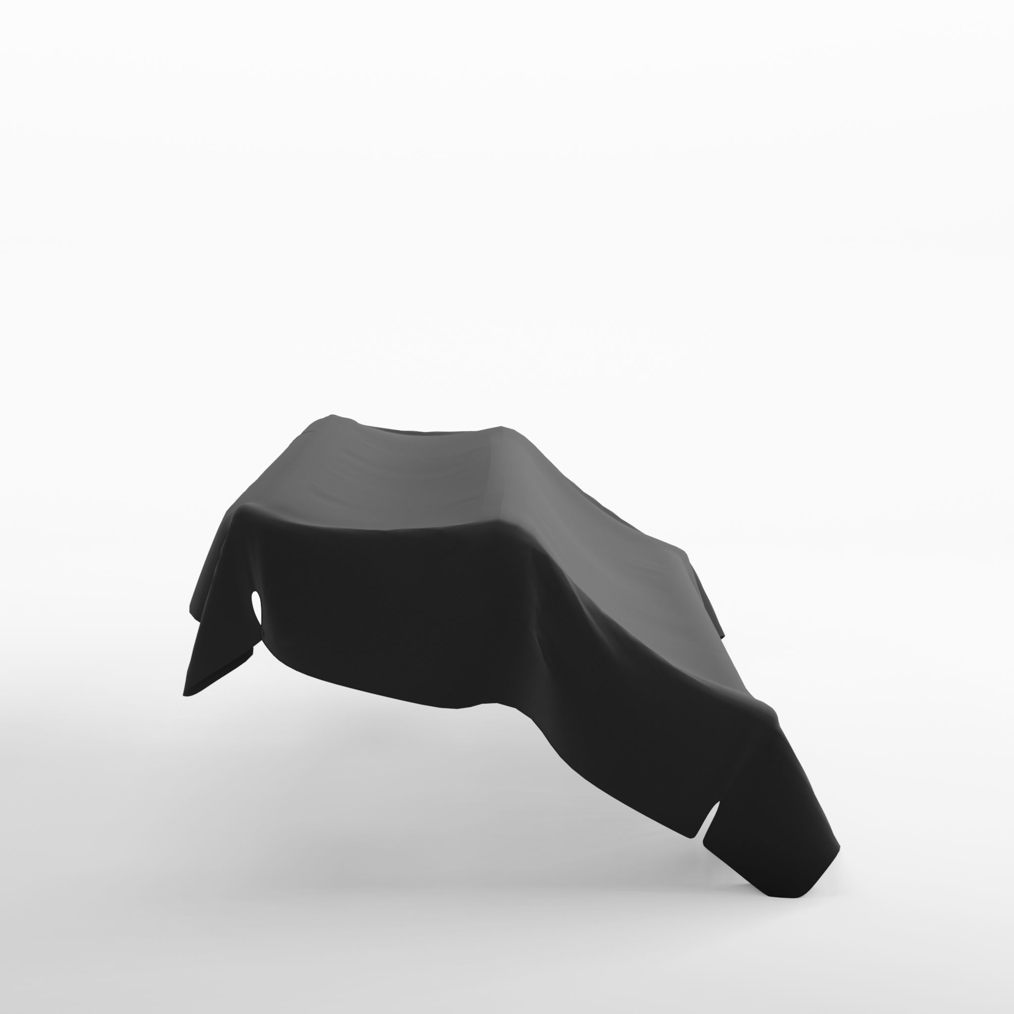 Dalom Roof Extra Black 3D Model Low-poly 3D model_2
