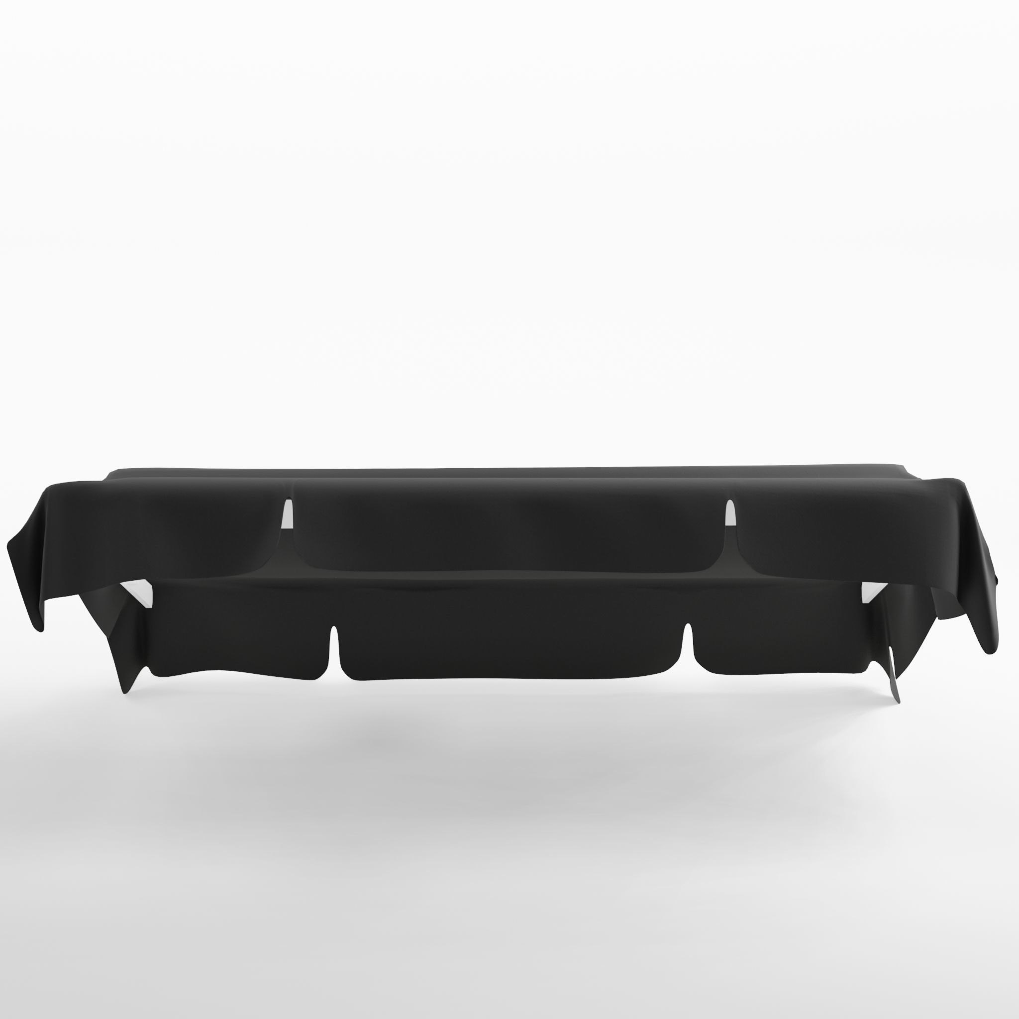 Dalom Roof Extra Black 3D Model Low-poly 3D model_3