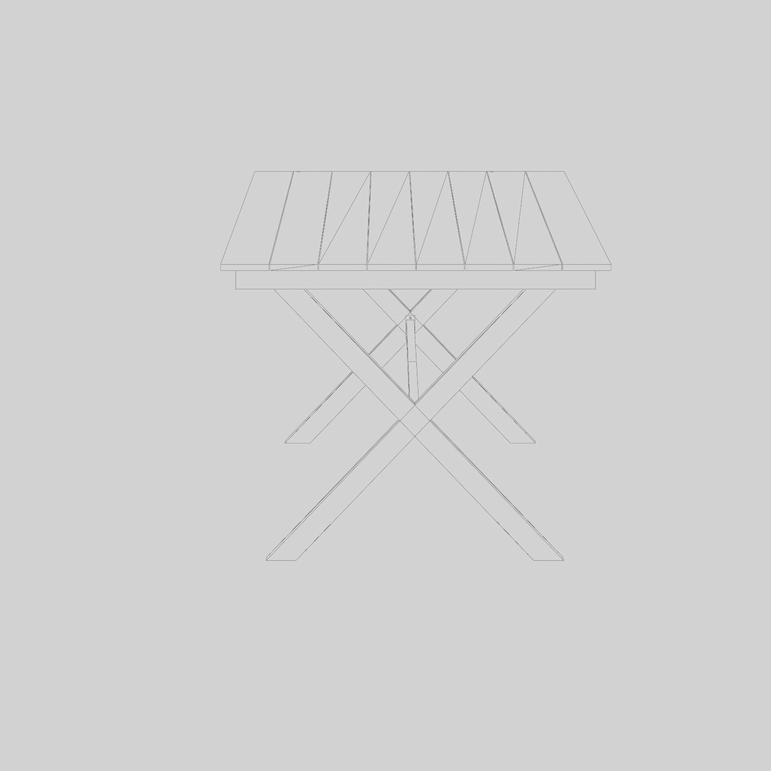 Chelsea Dining Table 3D Model Low-poly 3D model_6