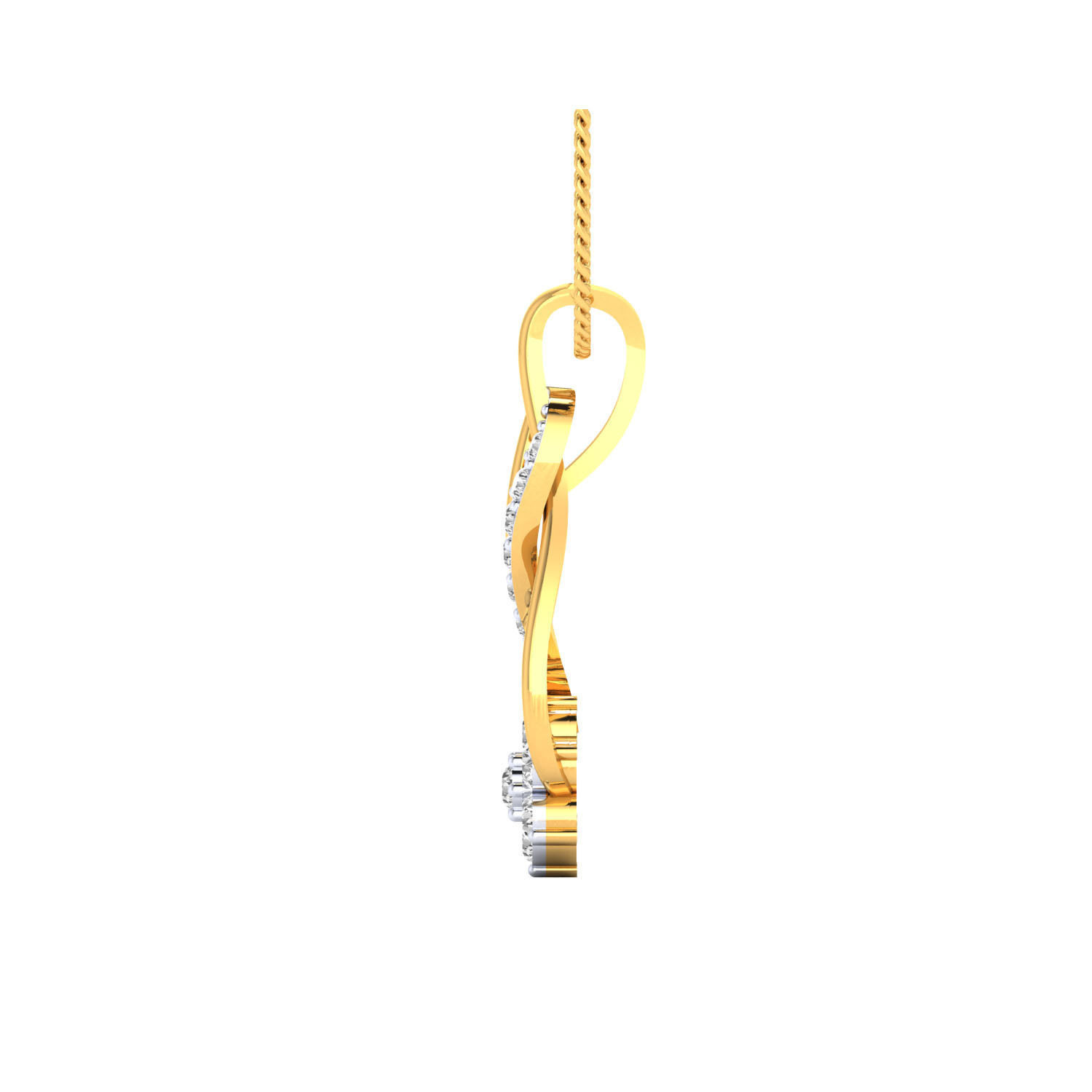 Women Pendant STL OBJ FBX Renders Details 3D print model_15