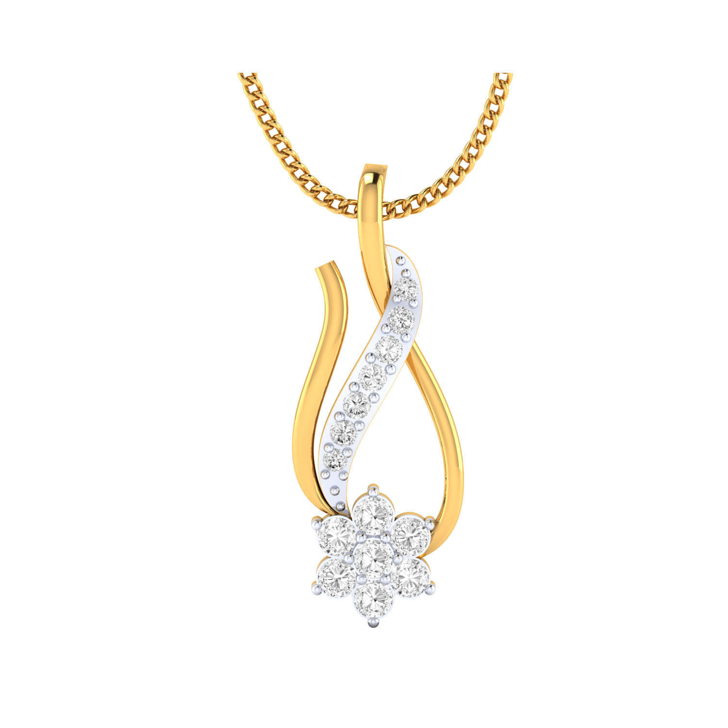 Women Pendant STL OBJ FBX Renders Details 3D print model_17