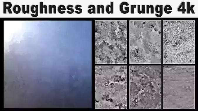Roughness and Grunge 4K Low-poly 3D model