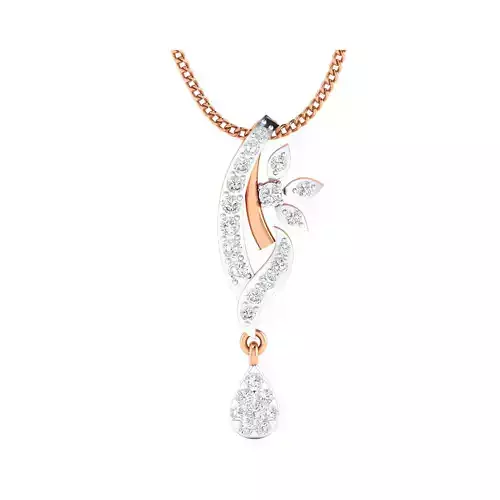 Women Pendant STL OBJ FBX Renders Details