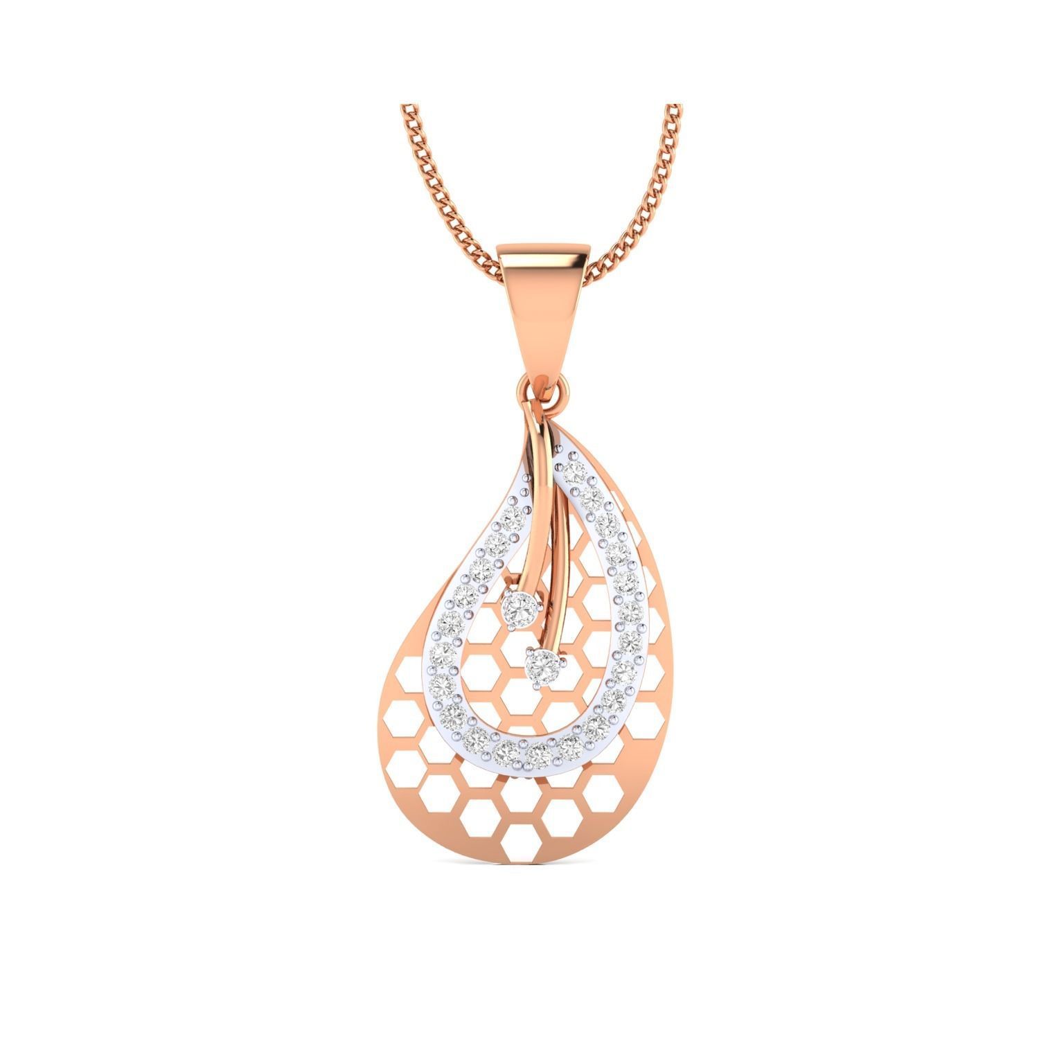 Women Pendant STL OBJ FBX Renders Details 3D print model_5