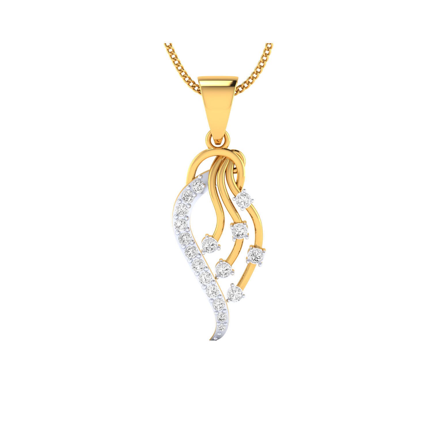 Women Pendant STL OBJ FBX Renders Details 3D print model_16