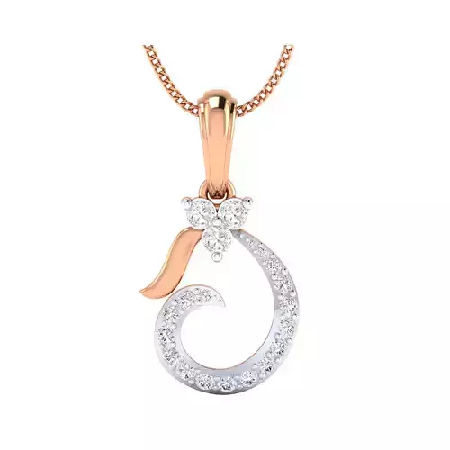 Women Pendant STL OBJ FBX Renders Details 3D print model