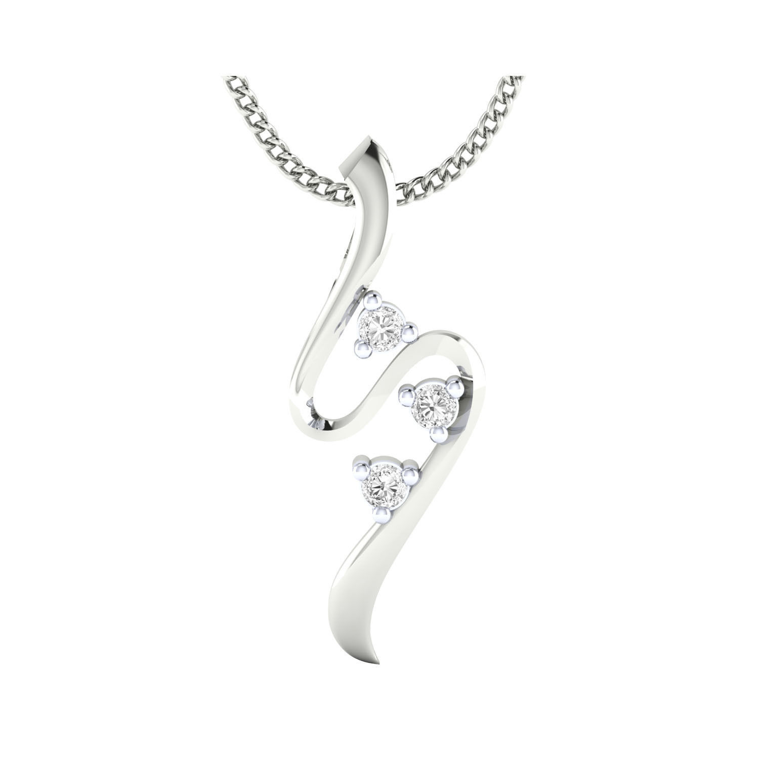 Women Pendant STL OBJ FBX Renders Details 3D print model_16