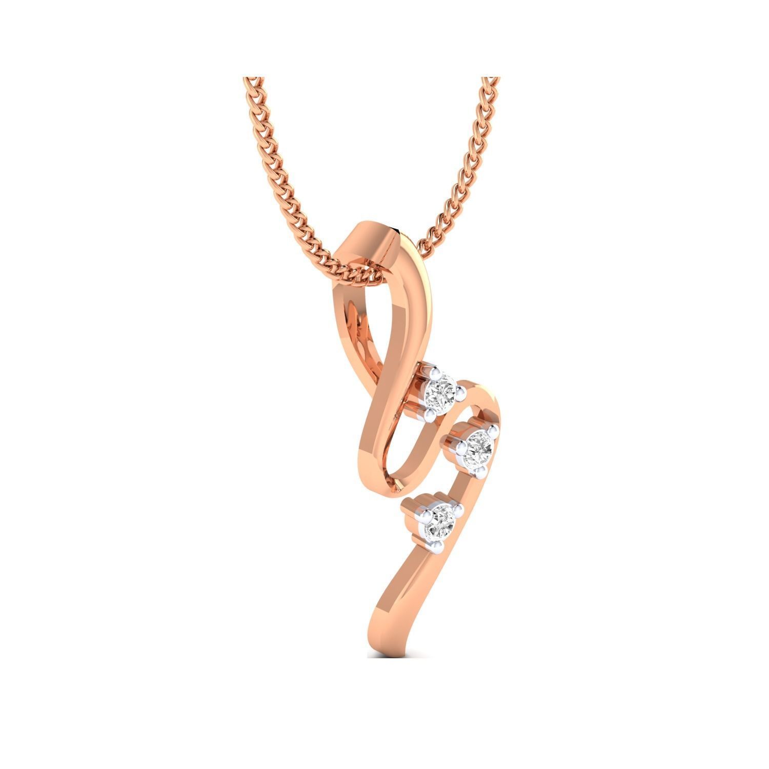 Women Pendant STL OBJ FBX Renders Details 3D print model_3