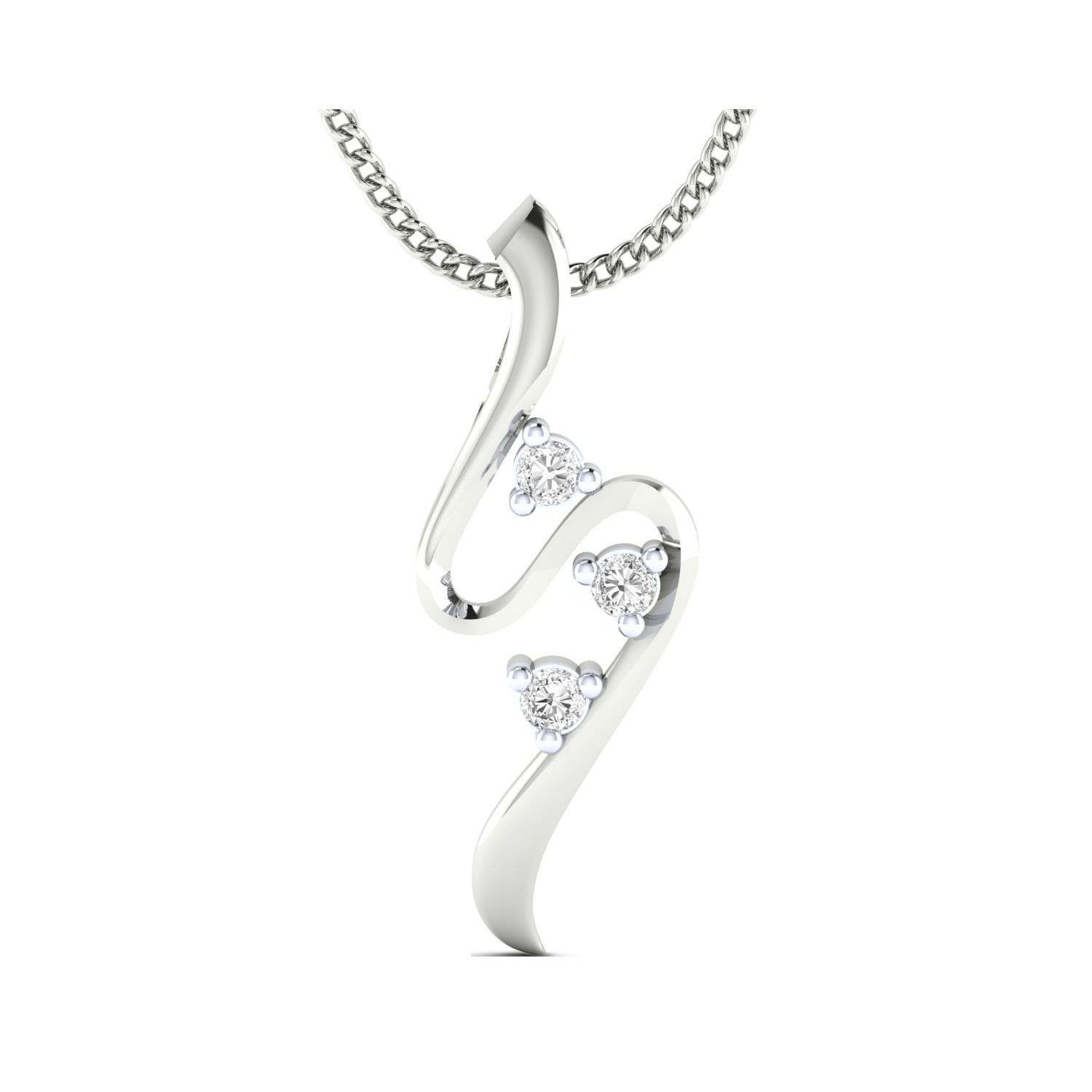 Women Pendant STL OBJ FBX Renders Details 3D print model_17