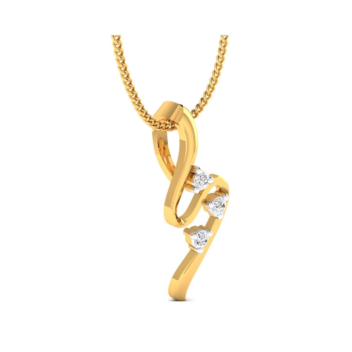 Women Pendant STL OBJ FBX Renders Details 3D print model_7