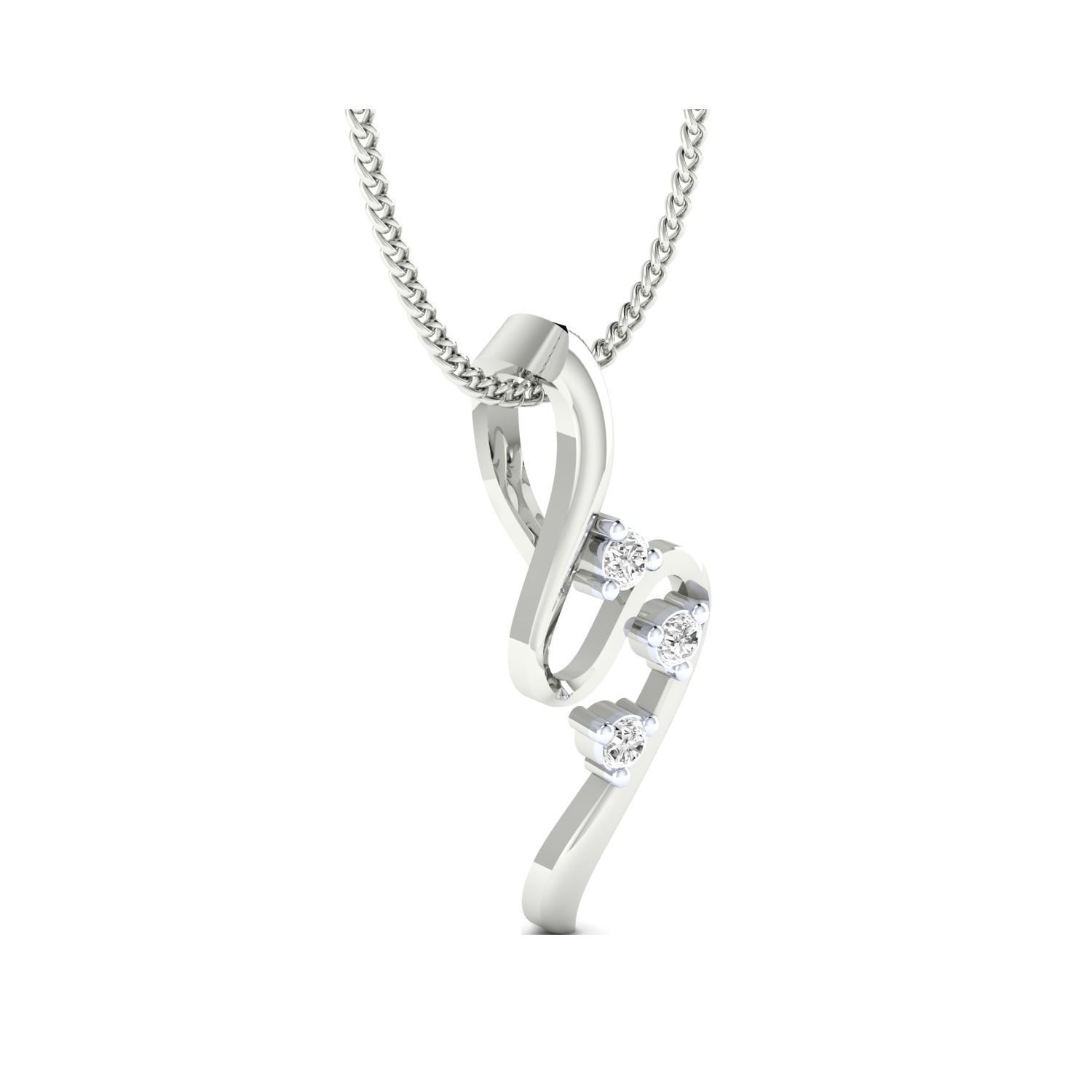 Women Pendant STL OBJ FBX Renders Details 3D print model_5