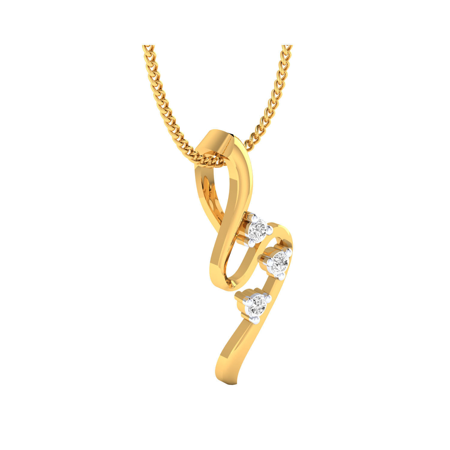 Women Pendant STL OBJ FBX Renders Details 3D print model_6