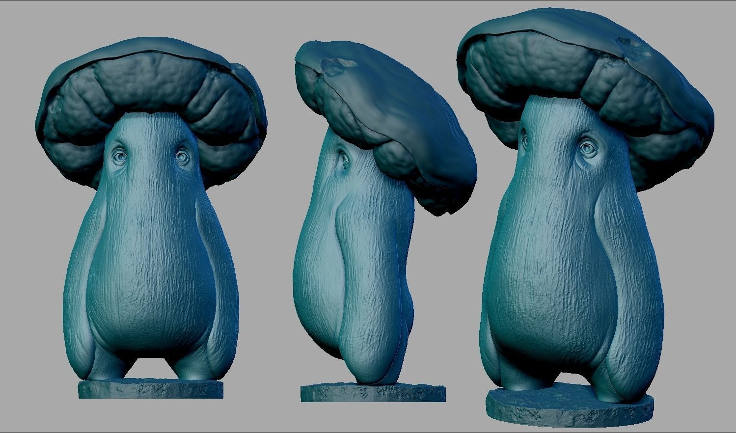 Tim the mmushroom 3D print model_1