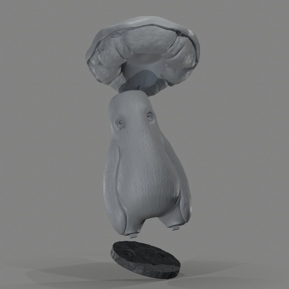 Tim the mmushroom 3D print model_2