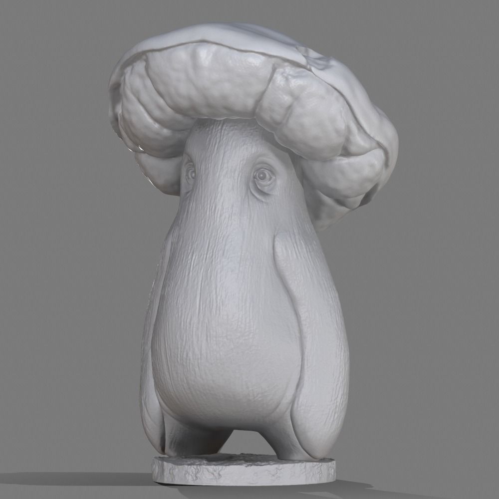 Tim the mmushroom 3D print model_3