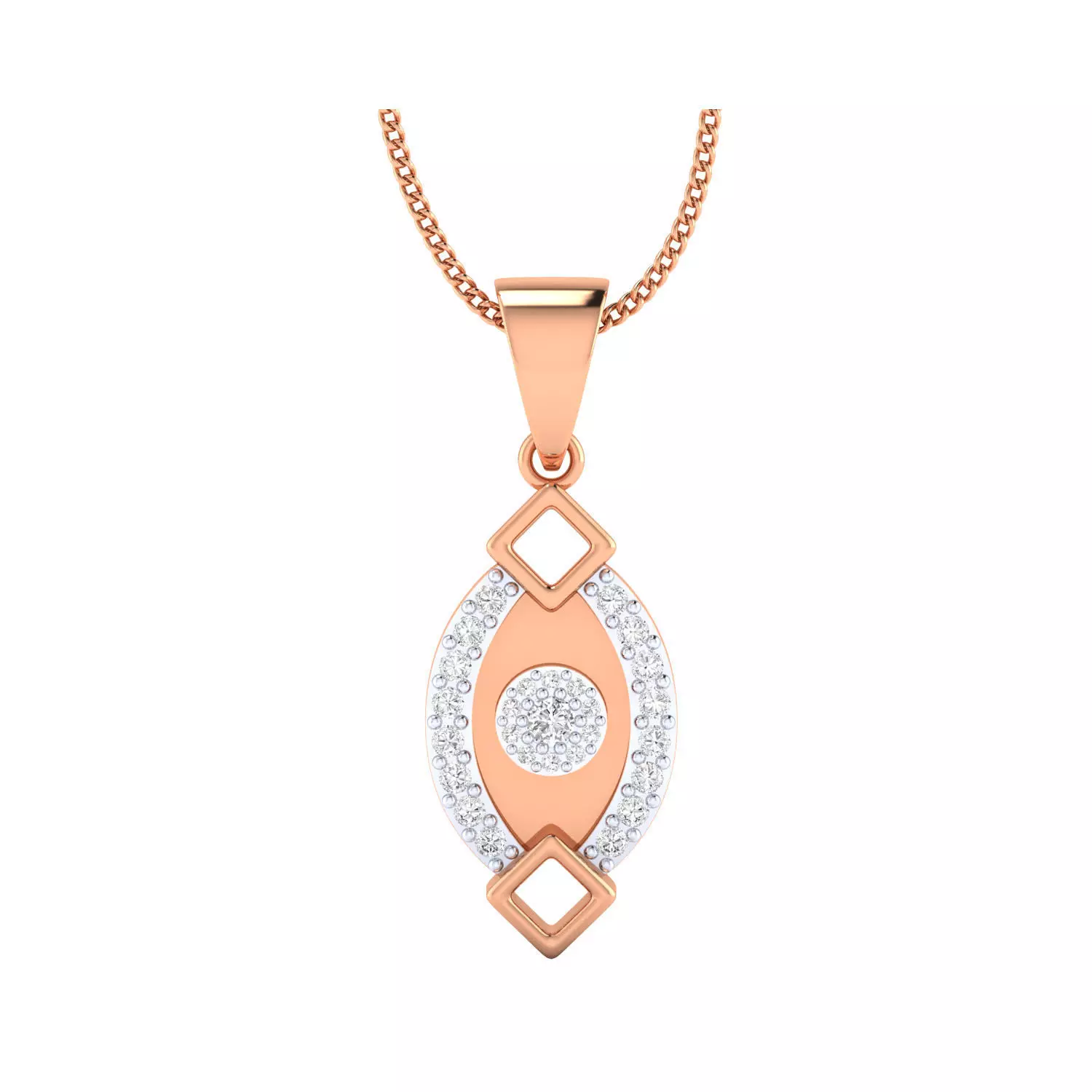 Women Pendant STL OBJ FBX Renders Details 3D print model_0