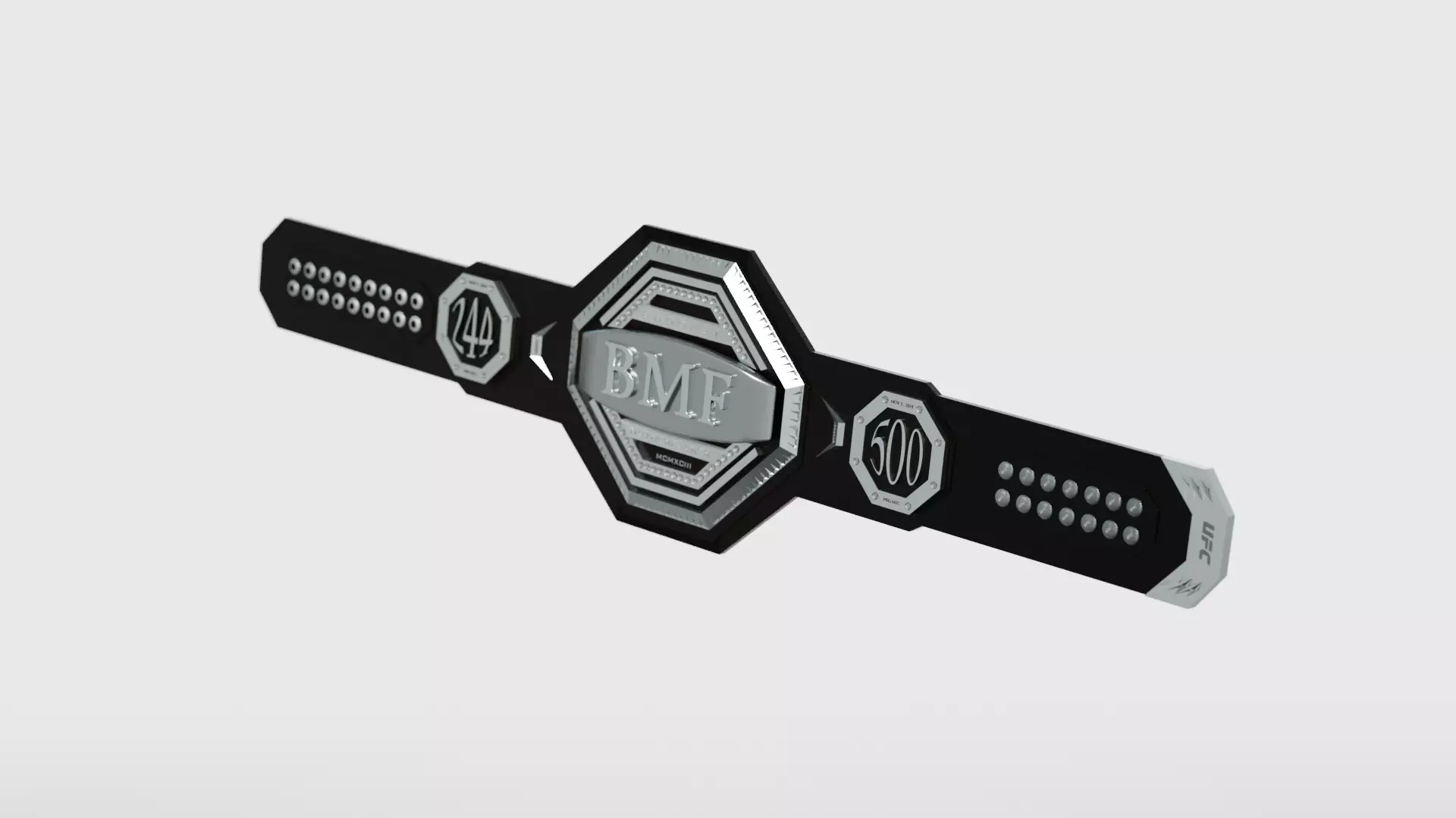 UFC Baddest Motherfucker belt 3D model 3D model_0