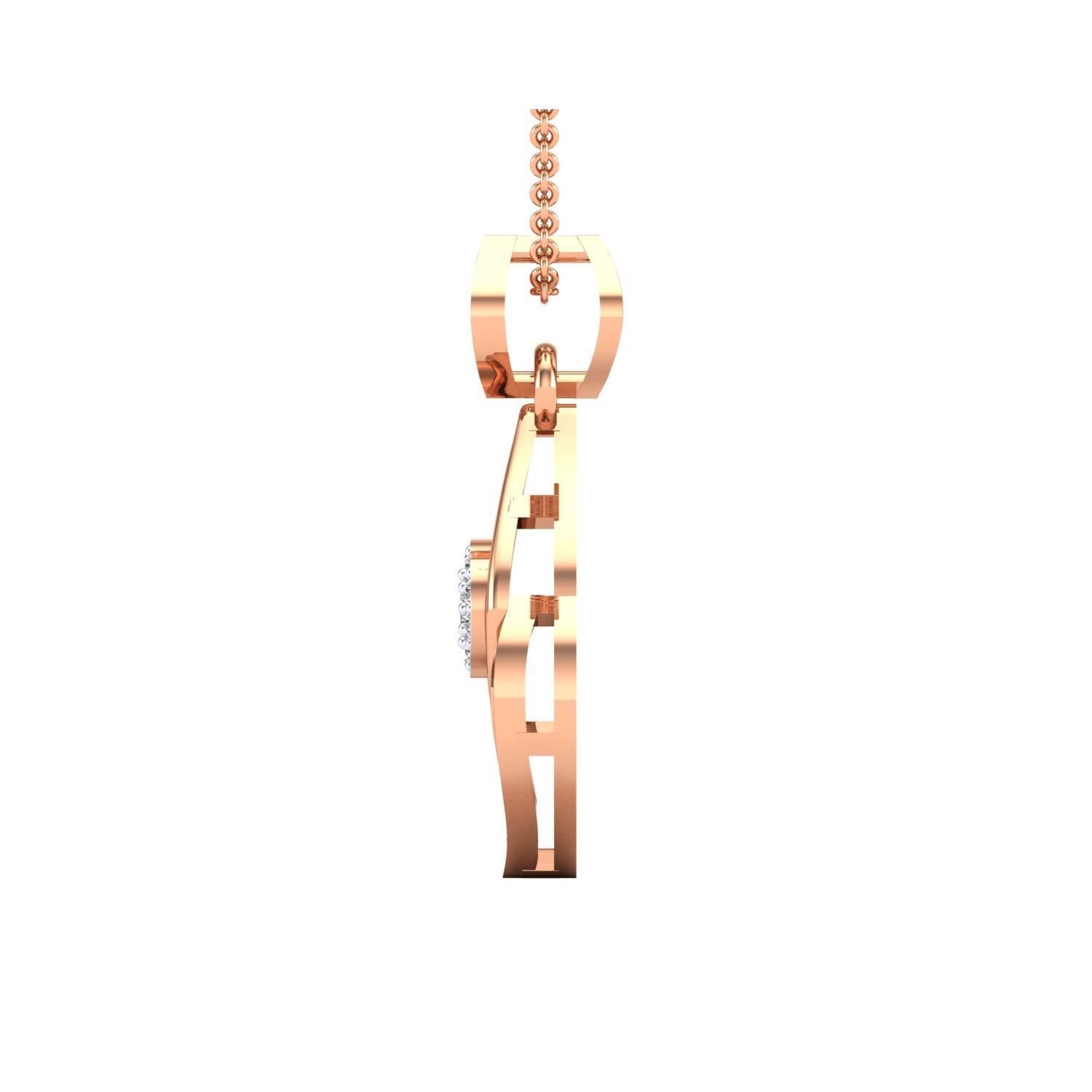 Women Pendant STL OBJ FBX Renders Details 3D print model_4