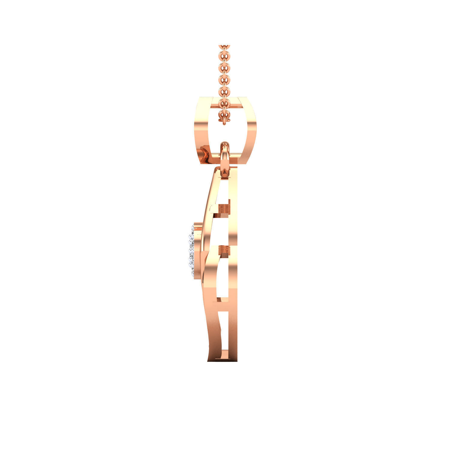 Women Pendant STL OBJ FBX Renders Details 3D print model_3