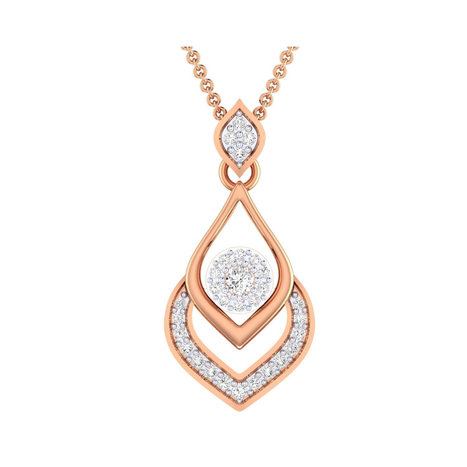 Women Pendant STL OBJ FBX Renders Details 3D print model_5