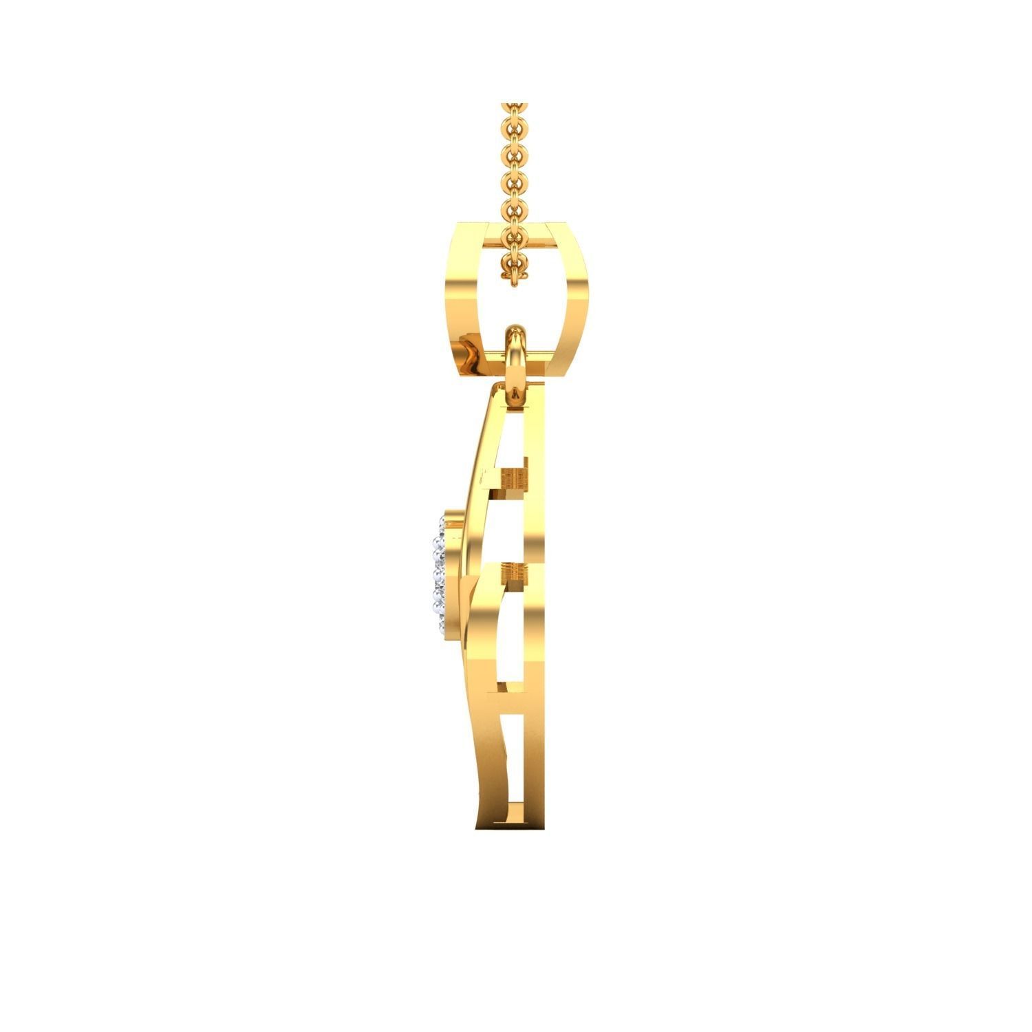 Women Pendant STL OBJ FBX Renders Details 3D print model_15