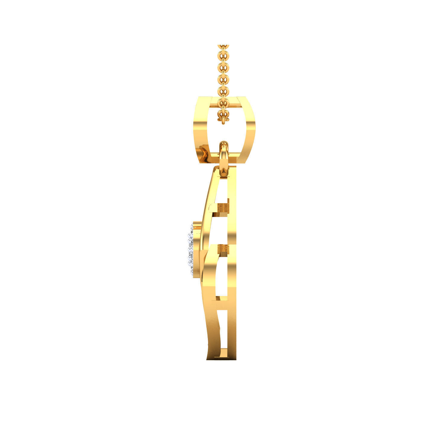 Women Pendant STL OBJ FBX Renders Details 3D print model_14