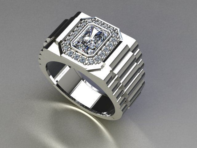 jewelry ring 3D print model_2